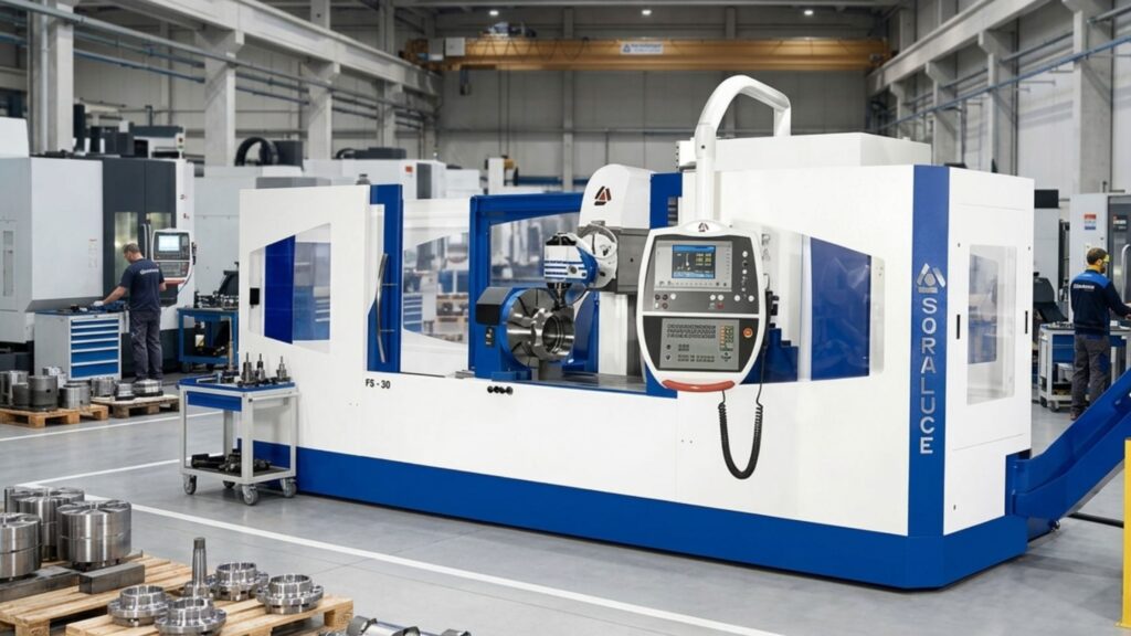 Máquina en centro de mecanizado